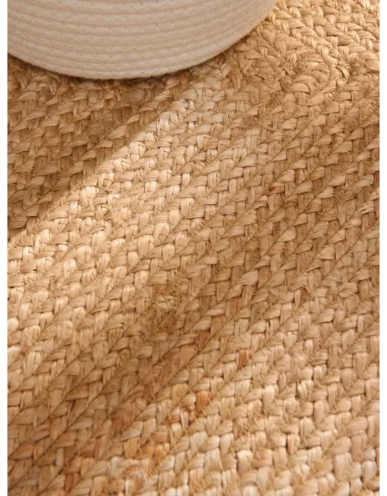 Tappeto di colore naturale in iuta reversibile e tessuto a mano 80x150 cm Sharmila Natural Brown – Hanse Home