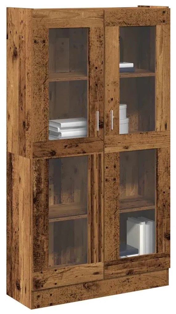 Credenza Alta Legno Antico 82,5x30,5x150 Cm İn Truciolato /