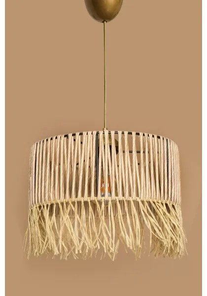 Lampada a sospensione con cavo RIMINI 1xE27/40W/230V beige