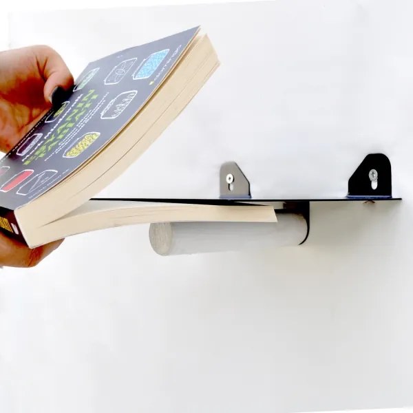 SET 2x Mensola da parete 15x21 cm nero/bianco