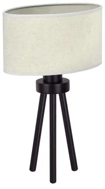 Duolla - Lampada da tavolo OVAL 1xE27/15W/230V diametro 30 cm grigio