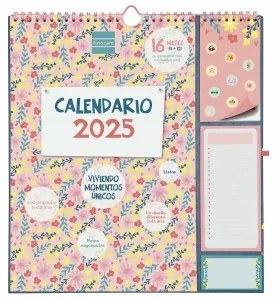 Calendario da parete Finocam Vitae 2024-2025 21,5 x 32,5 cm