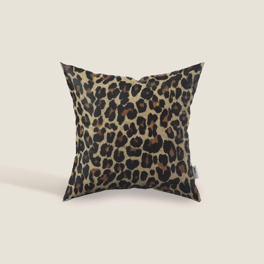 Wild cuscino in collezione Wild in microfibra impermeabile ghepardo