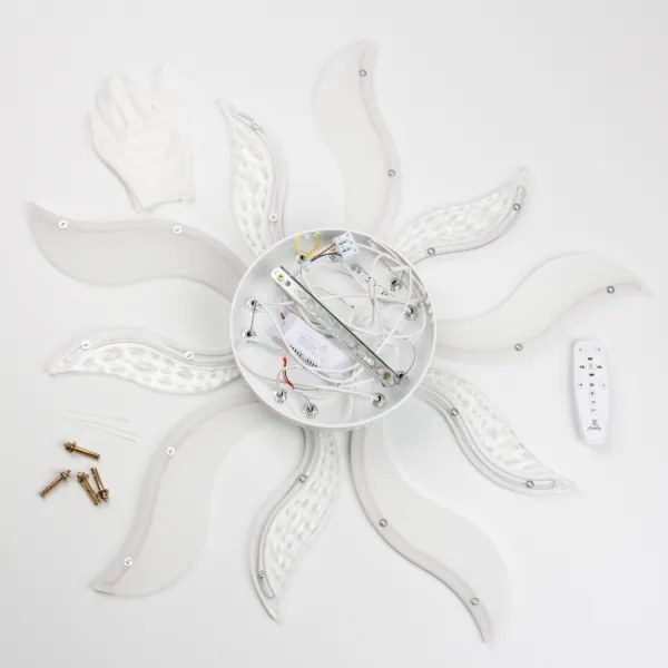 Brilagi - Lampadario a plafone LED dimmerabile TWIST LED/65W/230V 3000-6500K bianco + +TC