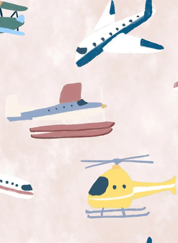 Coordonne Carta da parati Draft Planes - Sunrise