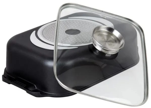 Teglia con coperchio TORO 6,5 l 34,5x10x24,5 cm nera