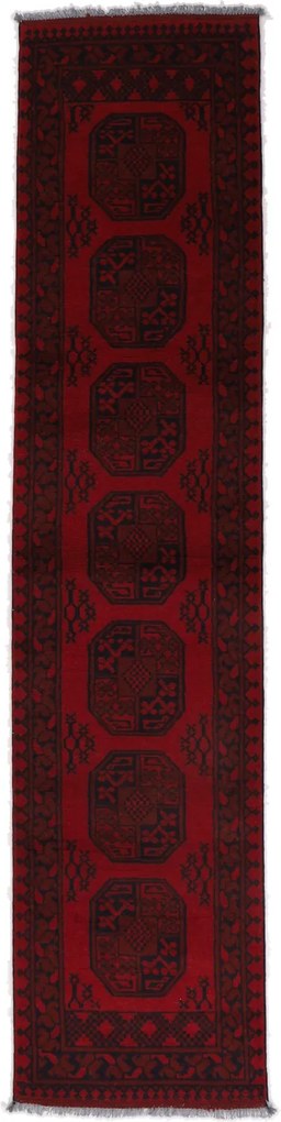 Afghan Tappeto 60x280 (Afghanistan) Annodato A Mano