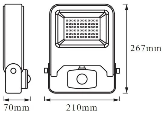 Ledvance - Riflettore LED con sensore ENDURA LED/50W/230V IP44