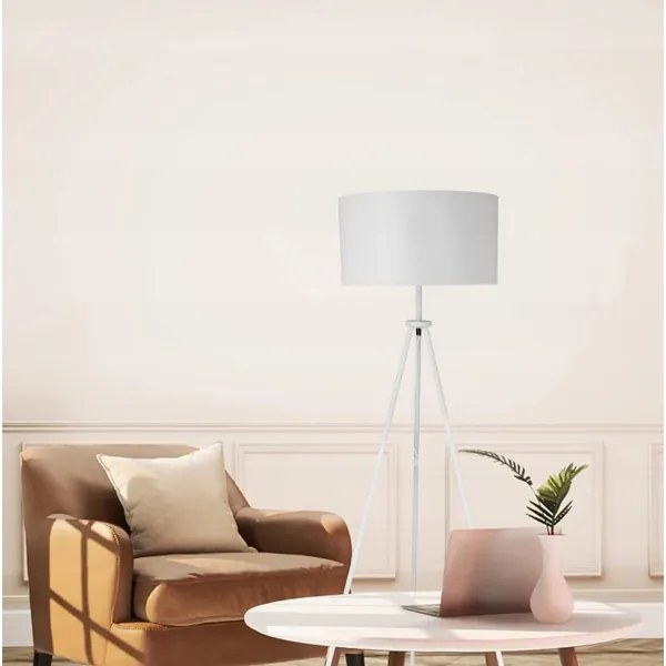 Lampada da terra 1xE27/40W/230V bianca