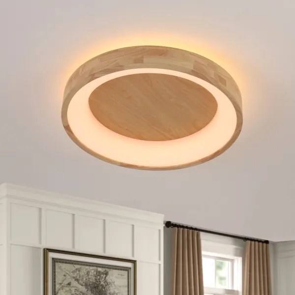 Brilagi-LED Lampada da soffitto FALCON WOOD LED/40W/230V 3000/4000/6000K 60 cm in legno