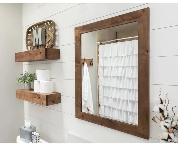 Mensola da parete RAF 9x60 cm abete