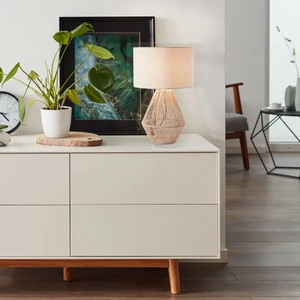 Brilliant - Lampada da tavolo LARAINE 1xE27/42W/230V beige