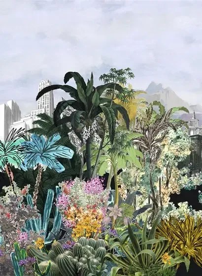 Digitales Wandbild Bagatelle von Christian Lacroix