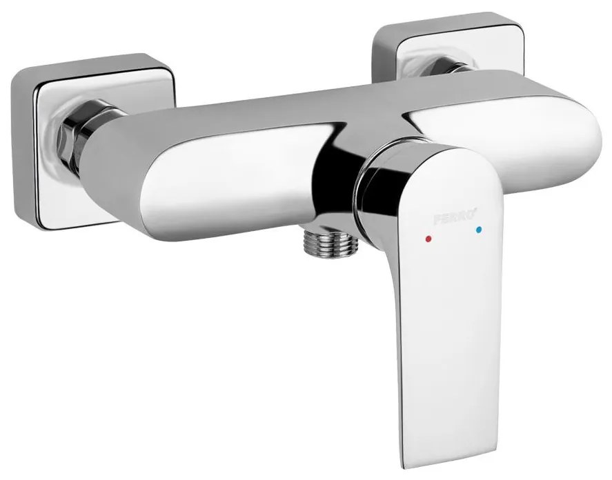 FERRO - Miscelatore per doccia ALGEO SQUARE, cromo lucido