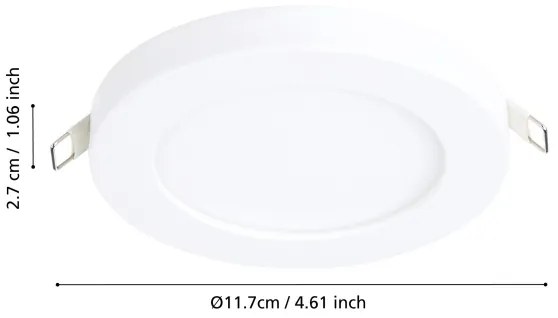 Eglo 900932 - Faretto da incasso LED FUEVA FLEX/5,5W/230V 3000K bianco