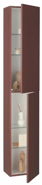 Colonna bagno sospesa 160 h cm reversibile GIGLIO finitura Ruggine Opaco