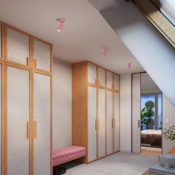 Brilagi - Faretto LED CRESTO 1xGU10/10W/230V rosa