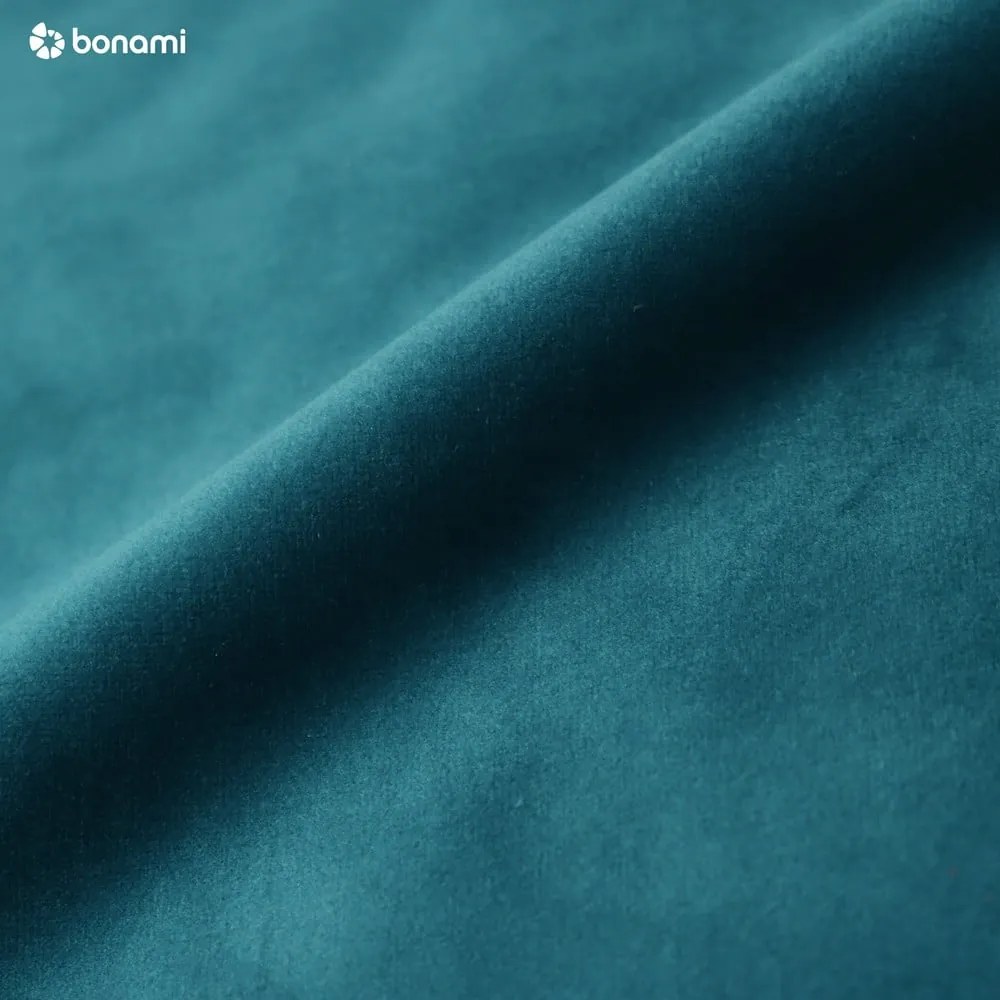 Letto matrimoniale imbottito turchese con vano contenitore con griglia 160x200 cm Kiana - Makamii