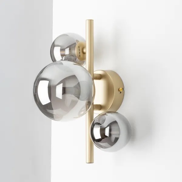 Brilagi - Applique a LED MILLA 3xG9/3W/230V oro/fumé