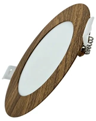 Lampada LED da incasso CIRCLE LED/6W/230V 4200K diametro 11,8 cm marrone