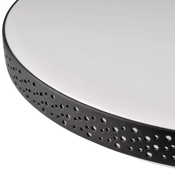 Plafoniera LED da bagno MOON LED/18W/230V nero IP44