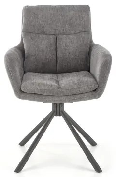 Sedia da pranzo HALSA, 1 pz., grigia