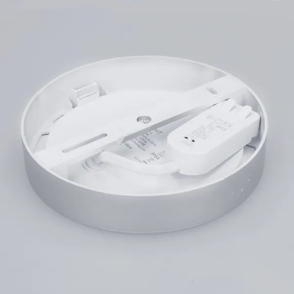 Solight WD240-S - Pannello LED 2 in 1 LED/12W/230V 3000/4000/6000K Ø17 cm IP54 argento