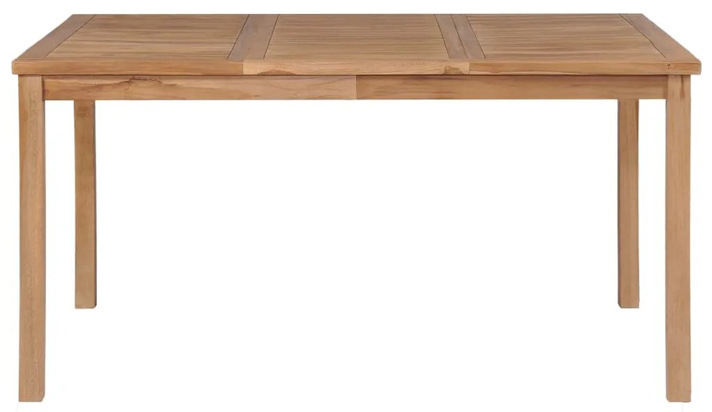 Tavolo da giardino 150x90x77 cm in legno massello di teak