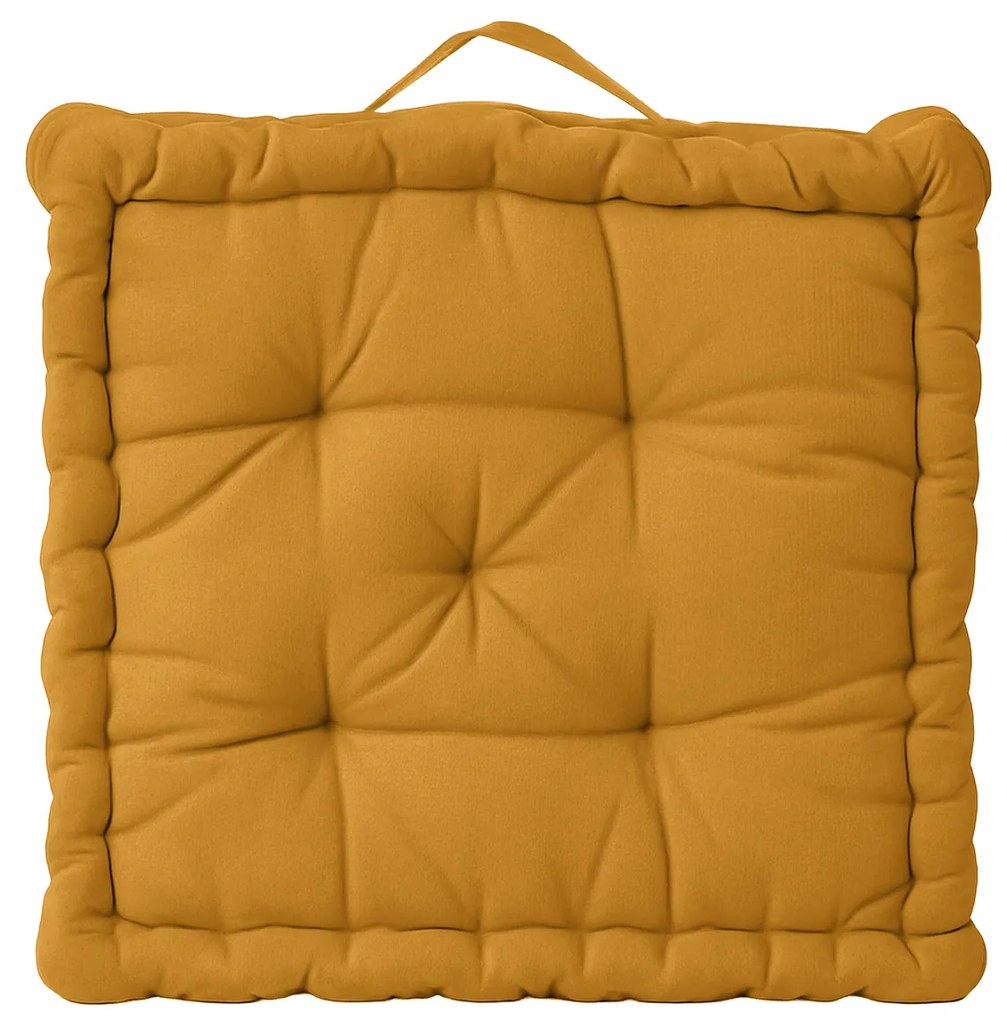 Cuscino materasso 45x45 cm giallo