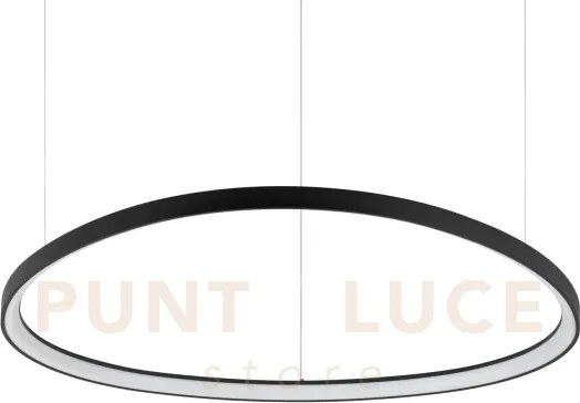 Gemini sospensione led 78 w on-off 8600 lm 2700 k nero 99,5cm