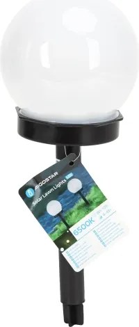 Aigostar - Lampada solare LED LED/0,006W/1,2V 33cm nero 6500K IP44
