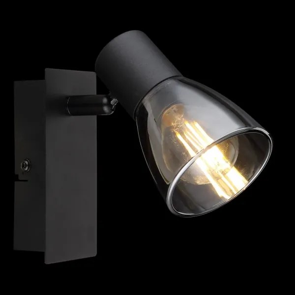 Globo 54307-1 - Faretto da parete CLAUDE 1xE14/40W/230V nero