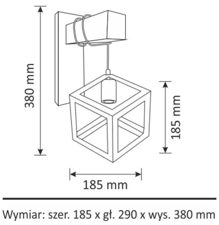 Faretto SWEDEN 1xE27/20W/230V