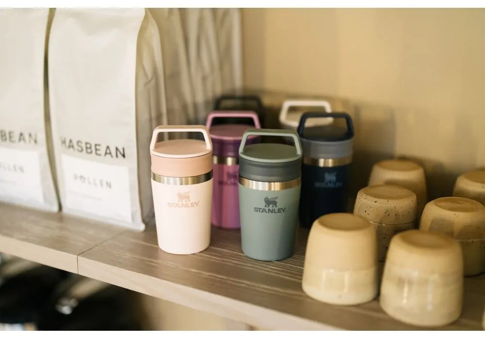 Tazza termica rosa chiaro in acciaio inox 350 ml Café-To-Go Rose Quartz – Stanley