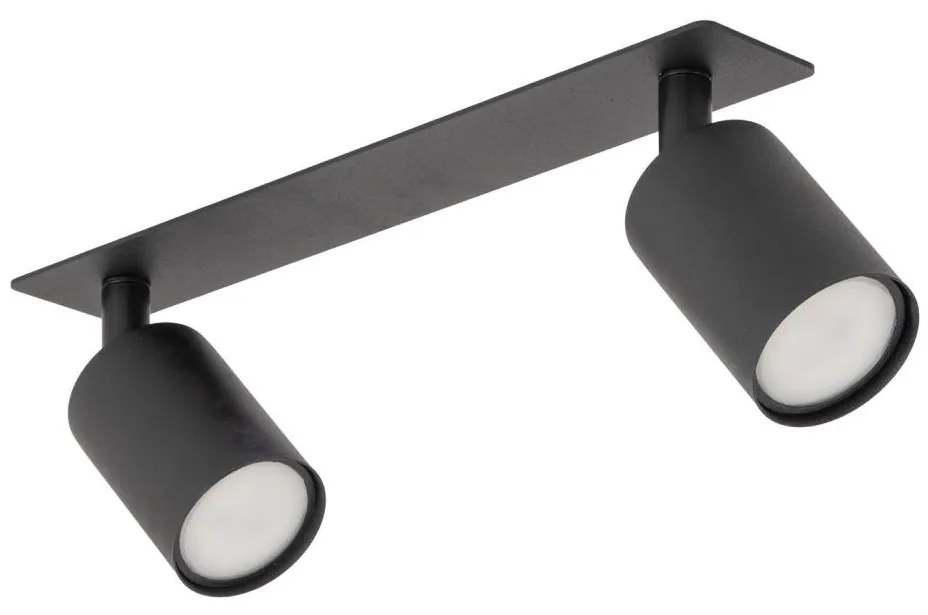 Faretto da incasso NEX 2xGU10/10W/230V nero