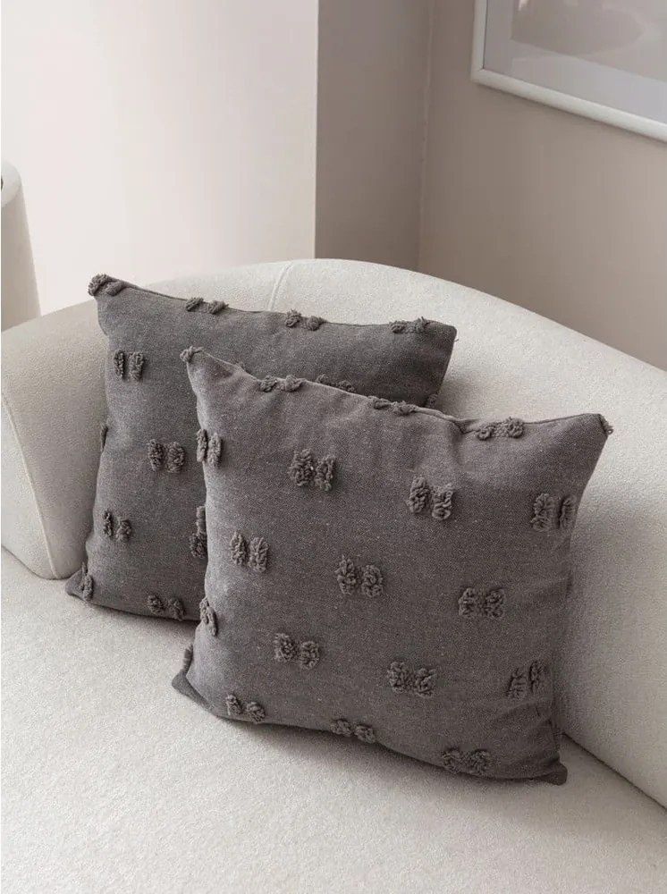 Federe decorative in set 2 pz 43x43 cm Tuffet – Mioli Decor