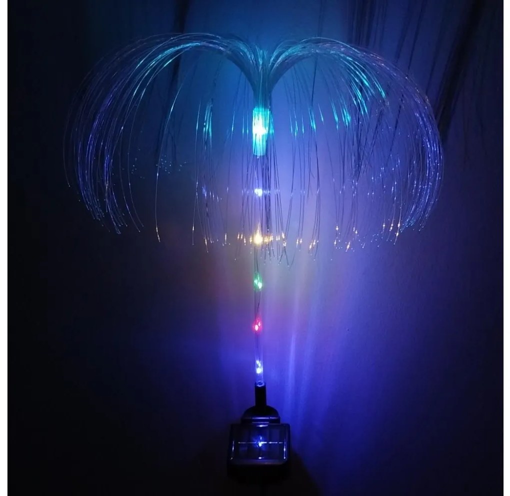 Lampada solare LED RGB 1,2 V 300 mAh IP44, nera