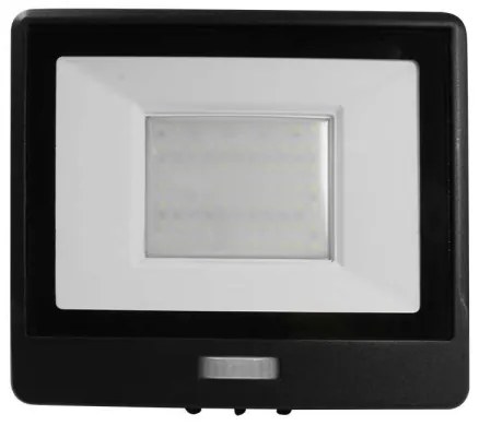 Riflettore LED con sensore LED/50W/230V 6500K IP65 nero