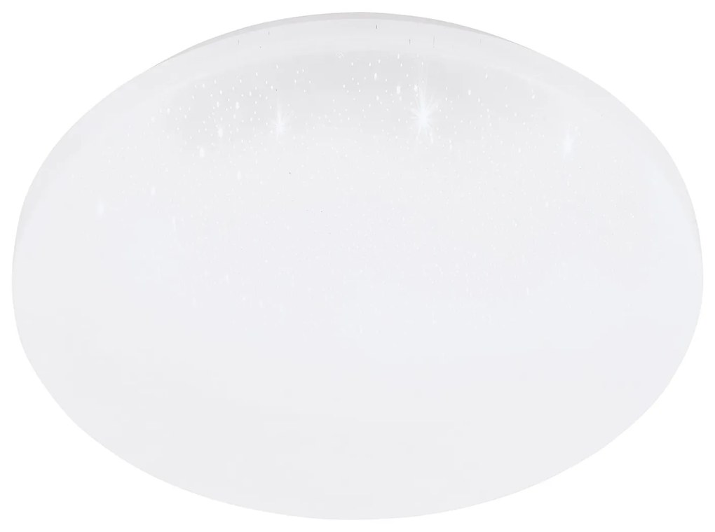 Plafoniera Moderna Frania-A Acciaio Bianco Luce Led Integrato 12W