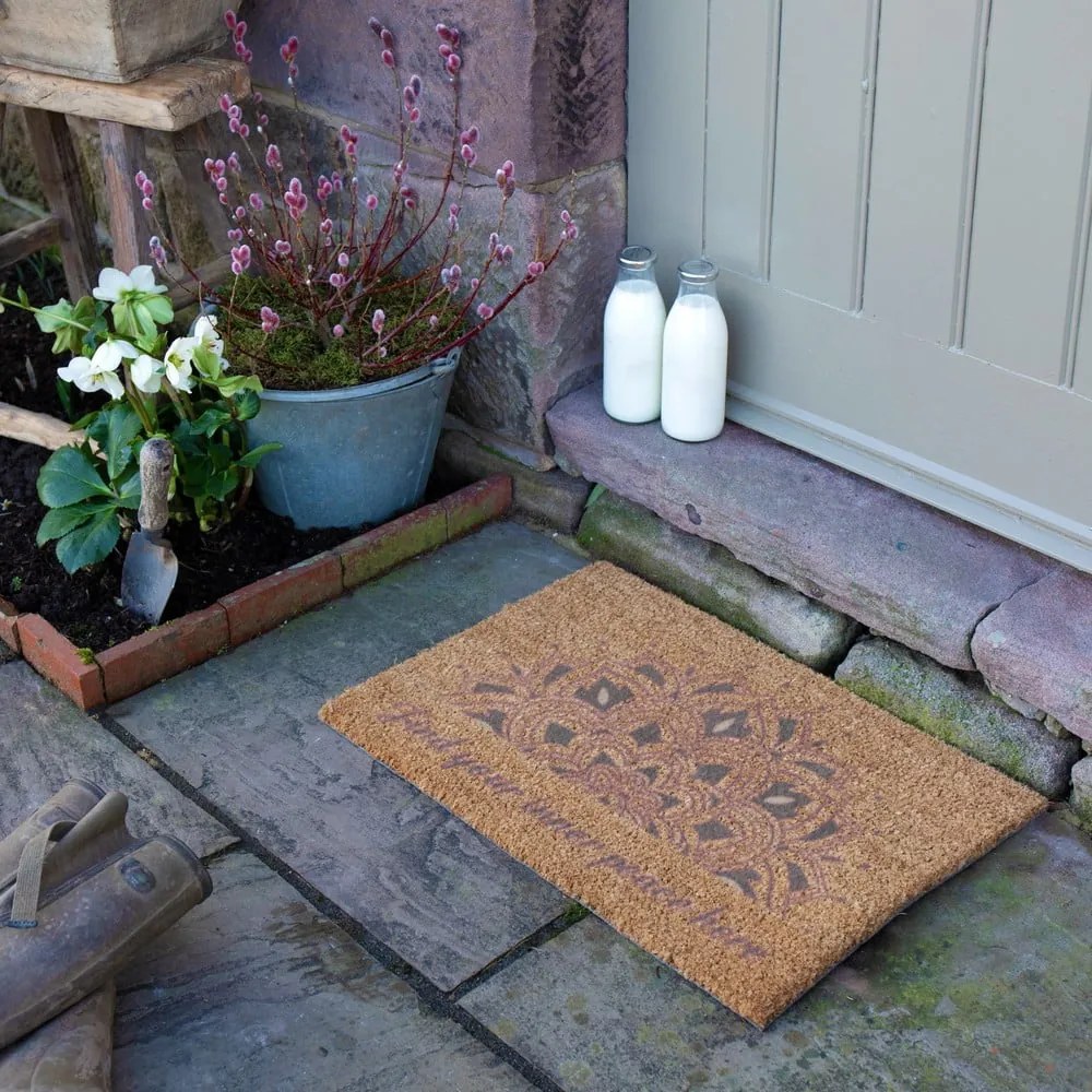 Zerbino in fibra di cocco 40x60 cm Find Your Inner Peace - Artsy Doormats