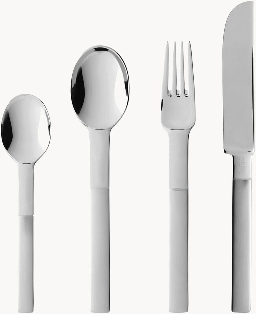 Set di 16 posate in acciaio inossidabile Nobel, 4 persone