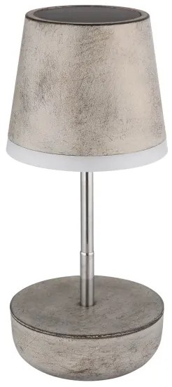 Globo 36638SA - Lampada solare LED 10xLED/0,06W/3V IP44 grigio