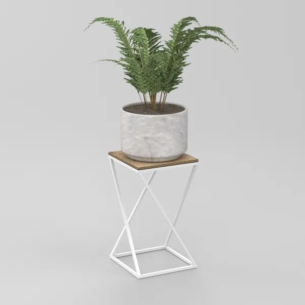 Portafiori  40x24 cm bianco