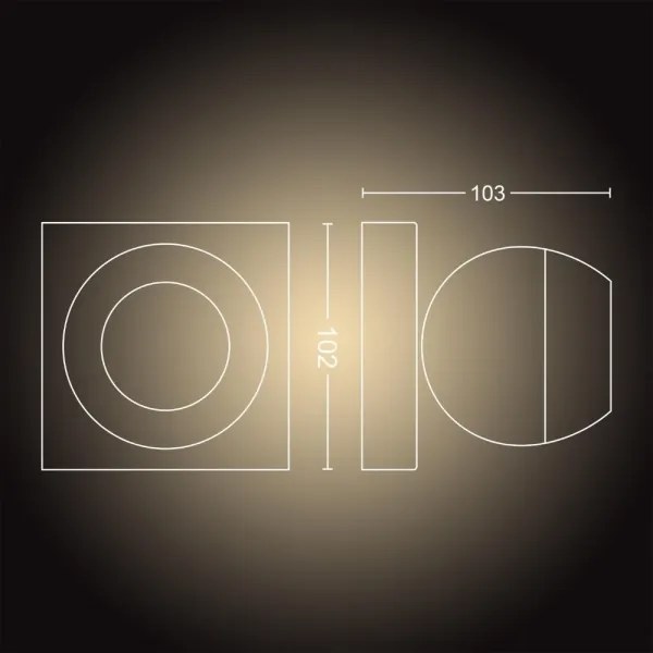 Philips 50471/30/P9 - Faretto LED dimmerabile Hue BUCKRAM 1xGU10/5W/230V