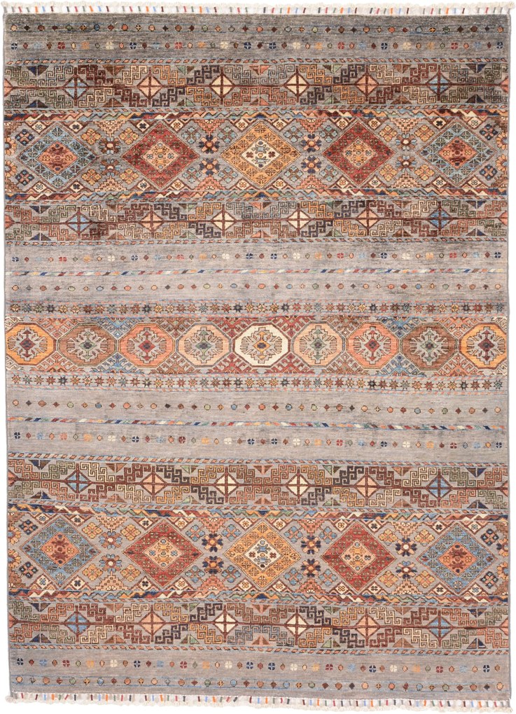 Samarkand Tappeto 210x150 (Afghanistan) Annodato A Mano