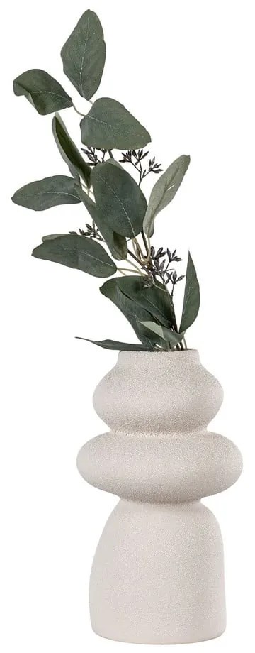 Vaso in gres crema (altezza 26,5 cm) - House Nordic