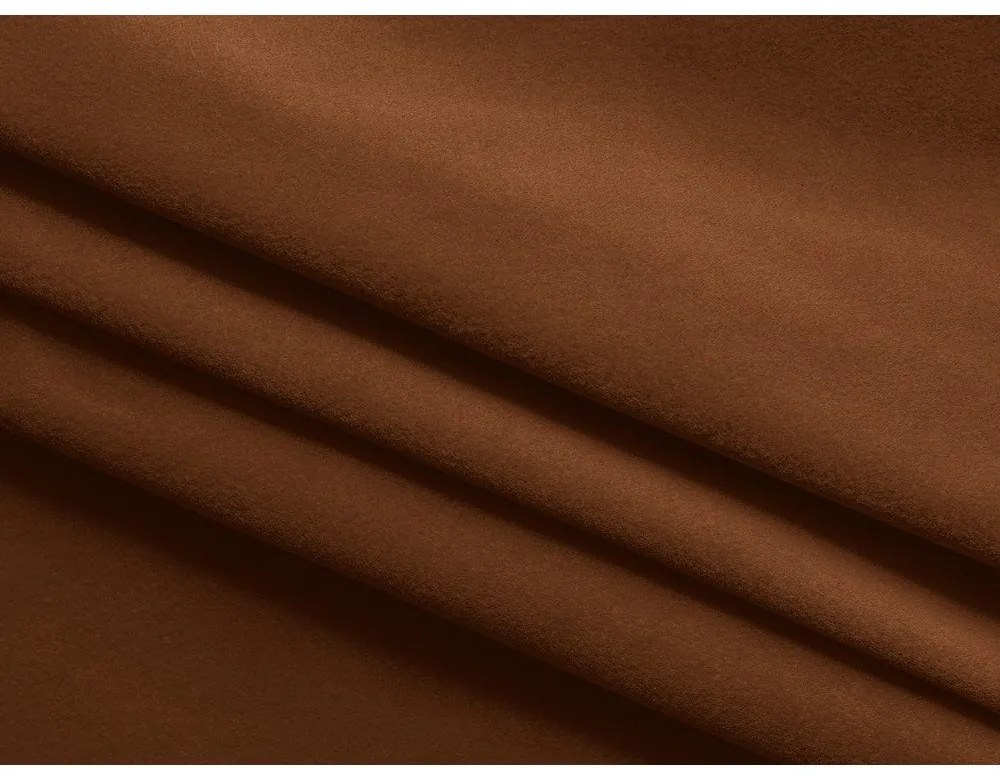 Letto matrimoniale imbottito in terracotta con contenitore con griglia 140x200 cm Kiana - Makamii