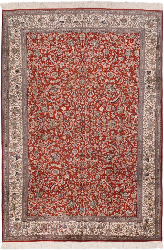Cashmere Silk Tappeto orientale 250 x 170 (Indian) Annodato A Mano