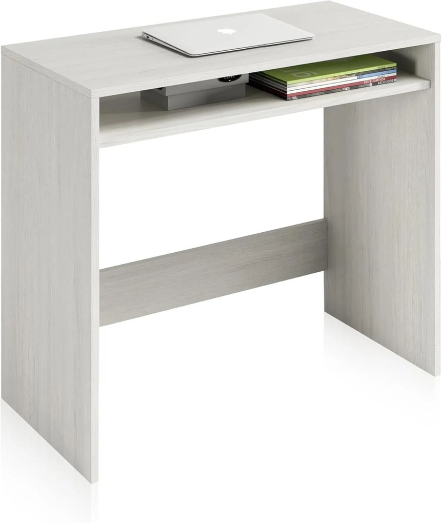 Scrittoio cm 79x43x79h bianco alpes