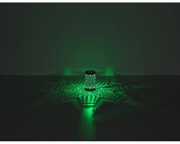 Globo 21018G - Lampada da tavolo LED RGB AMIYAH LED/1W/5V 500 mAh grigia